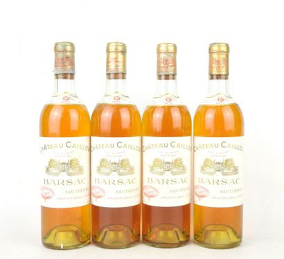 4 bottles Château Caillou Barsac Sauternes...
