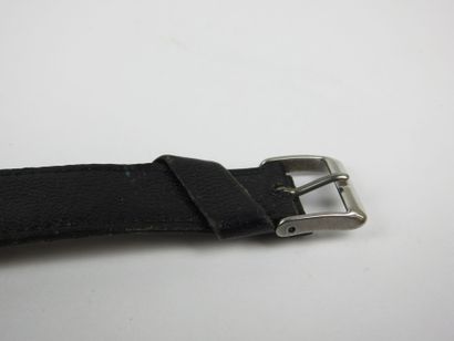 JAEGER: Steel chronometer watch, circa 1950,...