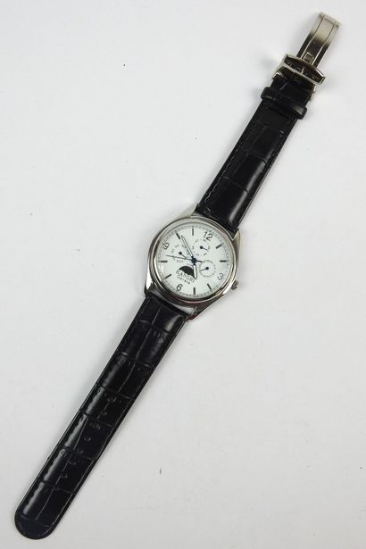 KANGRI - Geneva. Men's watch, round steel...