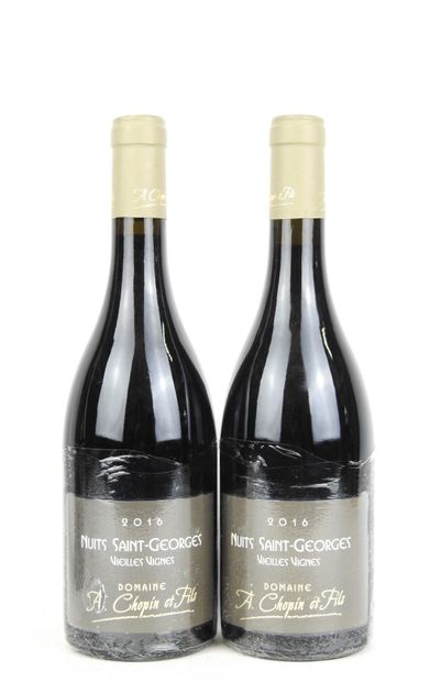 2 Bottles NUITS SAINT GEORGES Vieilles vignes...