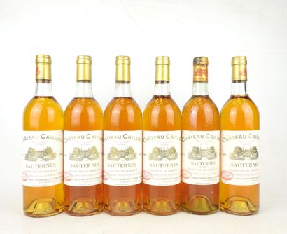 6 bottles Château Caillou Barsac Sauternes...