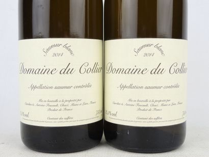 2 bottles Domaine du Collier Saumur Blanc...