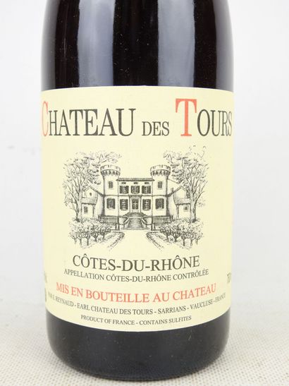 1 bottle Château des Tours Côtes du Rhône...