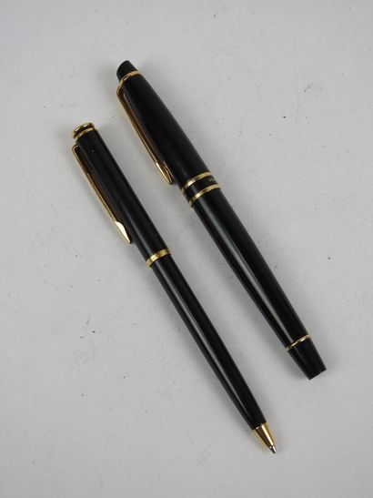 WATTERMAN. Stylo plume et porte-mine noir...