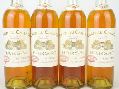 4 bottles Château Caillou Barsac Sauternes...