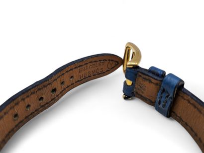 HERMÈS.
Gilt metal ladies' wristwatch, 