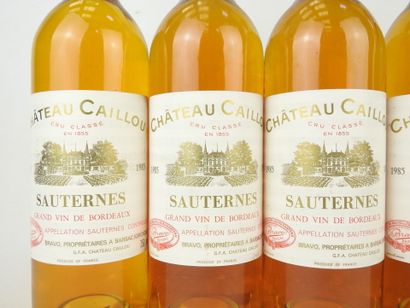 6 bottles Château Caillou Barsac Sauternes...