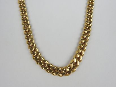 Choker necklace in gold 750 thousandths 19.3...