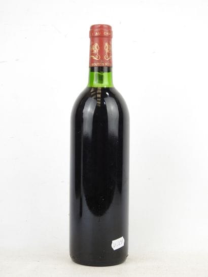 1 bottle Chateau Mouton Rothschild 1980....