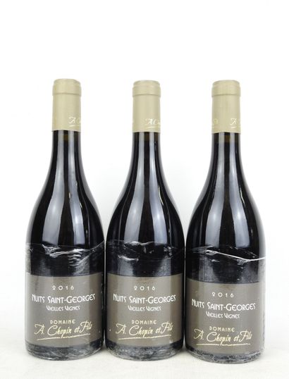 3 Bottles NUITS SAINT GEORGES Vieilles vignes...