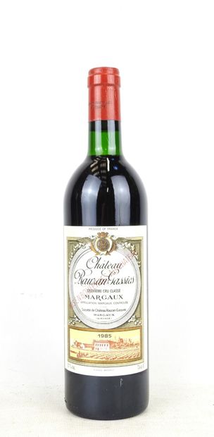 1 bottle Château Rauzan Gassies Margaux red...