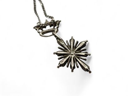 Silver and silver-gilt pendant necklace featuring...