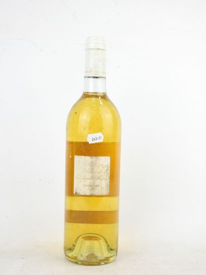 1 bottle BLANC DE LYNCH BAGES 1990. Label...