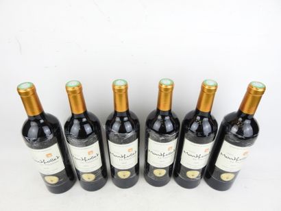 6 Bottles COTE DE BLAYE Gold Le Valentin...