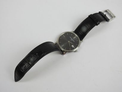FREDERIQUE CONSTANT - Geneva. Steel watch,...