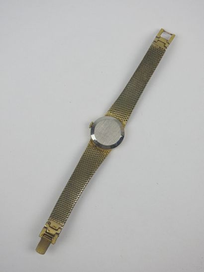 SWISS LADY'S WATCH in steel and white and...