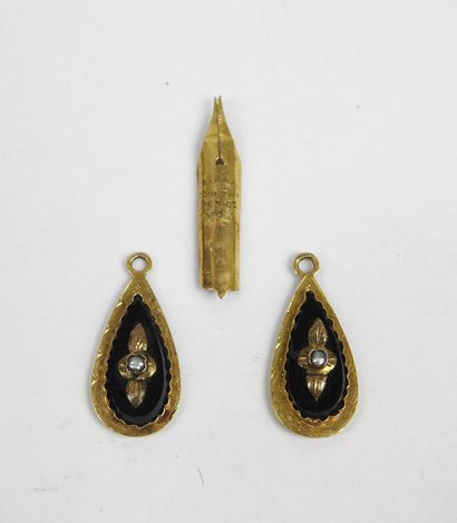 BRIS in yellow gold 750/1000e comprising...