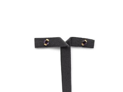 Pair of stud earrings in 750 thousandths...