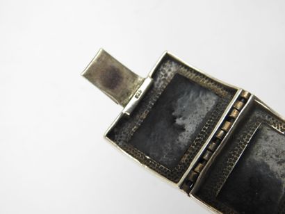Art Deco cuff bracelet in 925/1000th sterling...