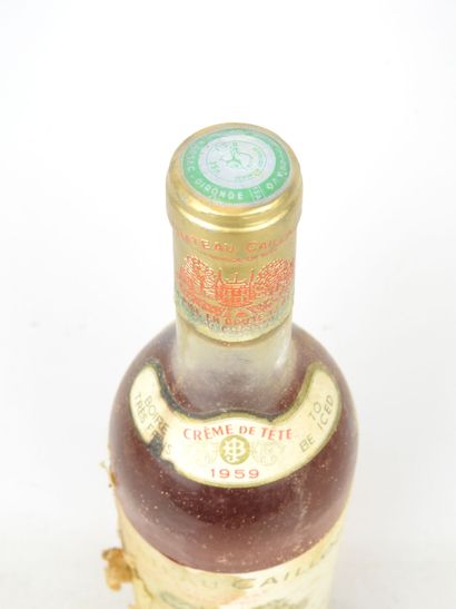 1 bottle Château Caillou Barsac Sauternes...