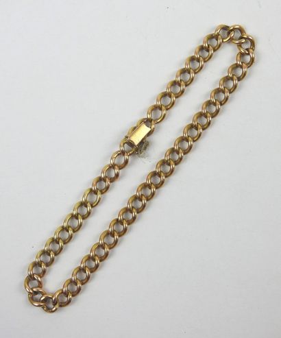BRACELET in yellow gold 750/1000e. Weight:...