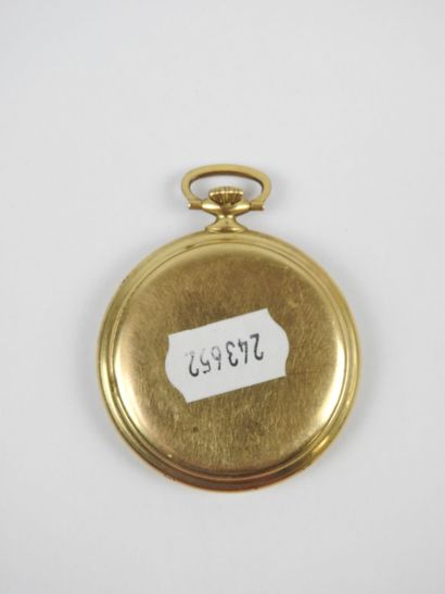 Gilt metal pocket watch. Movement to be ...