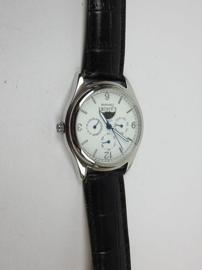 KANGRI - Geneva. Men's watch, round steel...