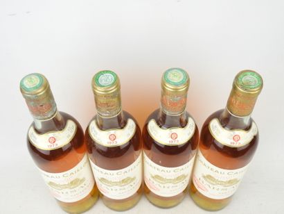 4 bottles Château Caillou Barsac Sauternes...