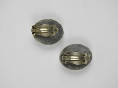 Pair of 925/1000 sterling silver EAR CLIPS...