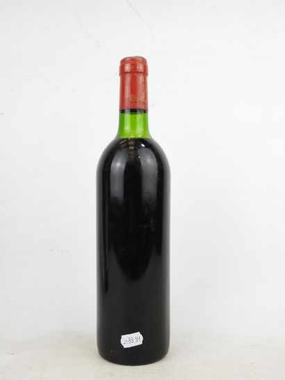 1 bottle Chateau Clerc Milon 1977. Torn ...