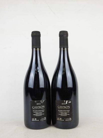 2 bottles Chinon Laurant Gilloire Les Cigales...
