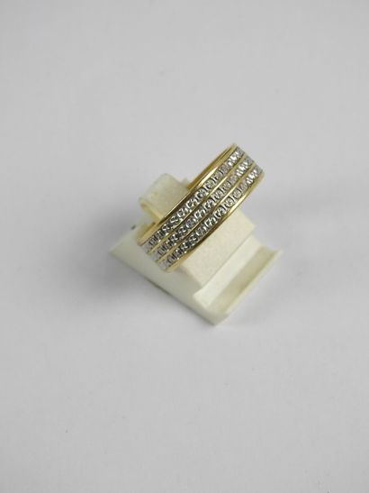 ALLIANCE bandeau in yellow and white gold...