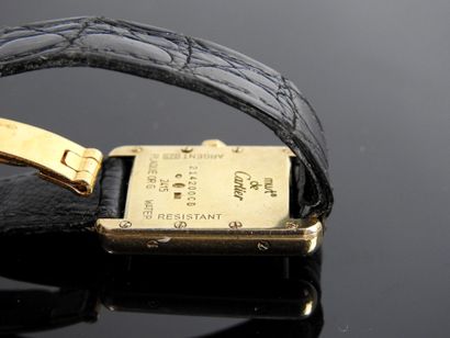 MUST DE CARTIER: Ladies' watch in vermeil...