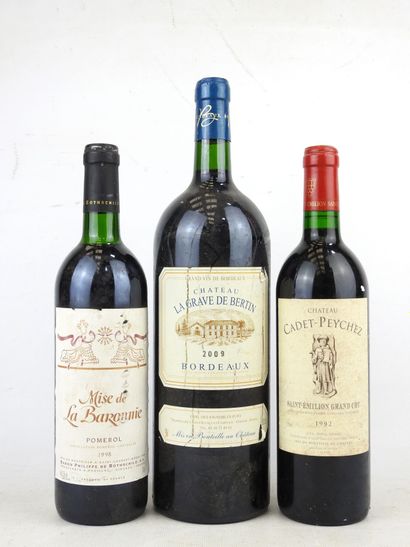 3 bottles including 1 magnum CHATEAU LA GRACE...