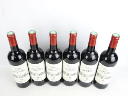 6 bottles Château des Hauts Murasses 201...