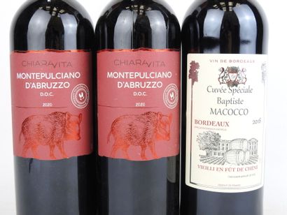3 bottles including 2 Chiara Vita Montepulciano...