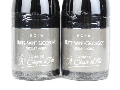 2 Bottles NUITS SAINT GEORGES Vieilles vignes...