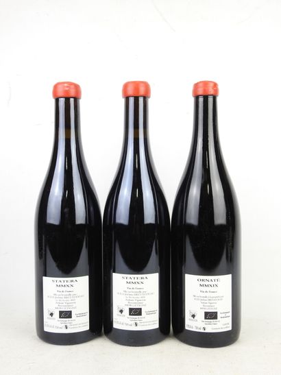 3 bottles Jérôme Bretaudeau Statéra Vin de...