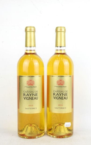 2 bottles SAUTERNES Château de Rayne Vigneau...