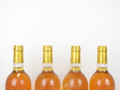 4 bottles Sauternes Château Cantegril 1996....