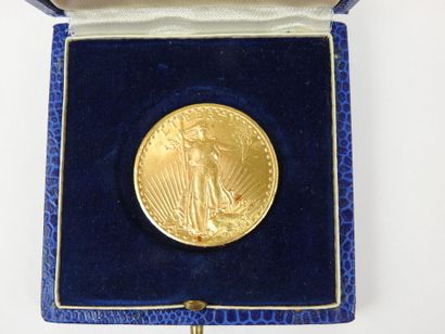 Currency 20 US dollars 1927 in gold