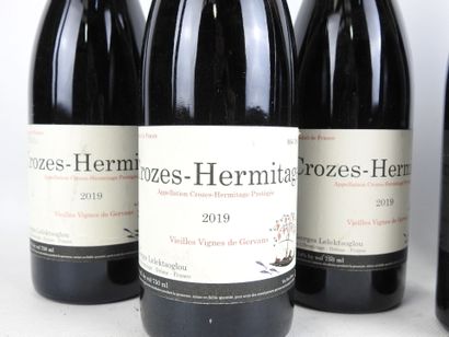 8 bottles including 3 Crozes-Hermitages 2019,...