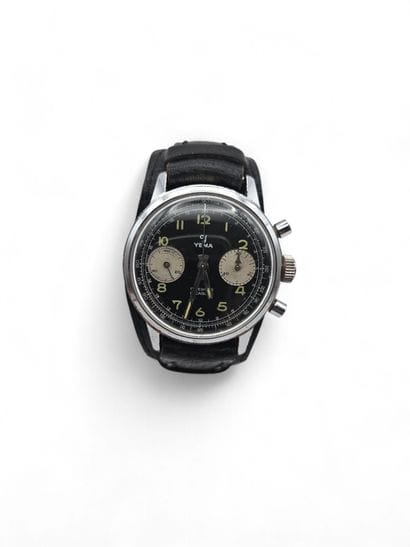 YEMA.
Men's stainless steel chronograph wristwatch,...