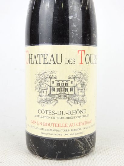 1 bottle Château des Tours Côtes du Rhône...