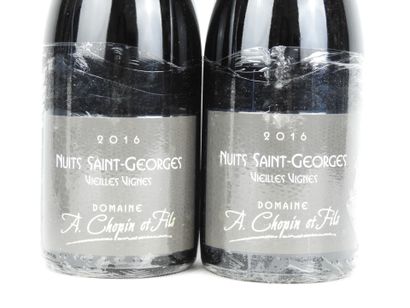 2 Bottles NUITS SAINT GEORGES Village Vieilles...