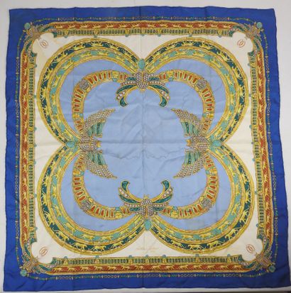 LOT de foulards en soie et coton dont Hermès,...