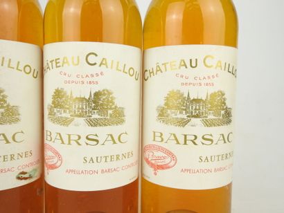 5 bottles Château Caillou Barsac Sauternes...