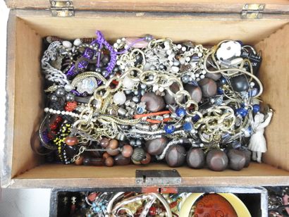 Important LOT BIJOUX FANTAISIE comprenant...