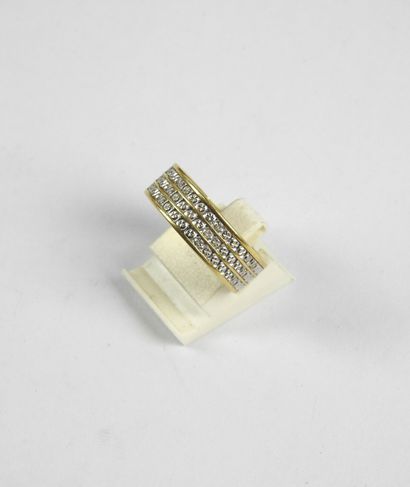 ALLIANCE bandeau in yellow and white gold...