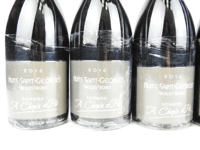 6 Bottles NUITS SAINT GEORGES Village Vieilles...